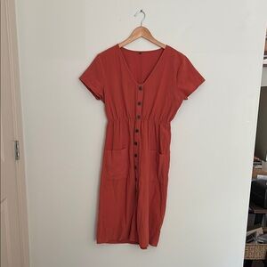 Blood Orange Summer Dress